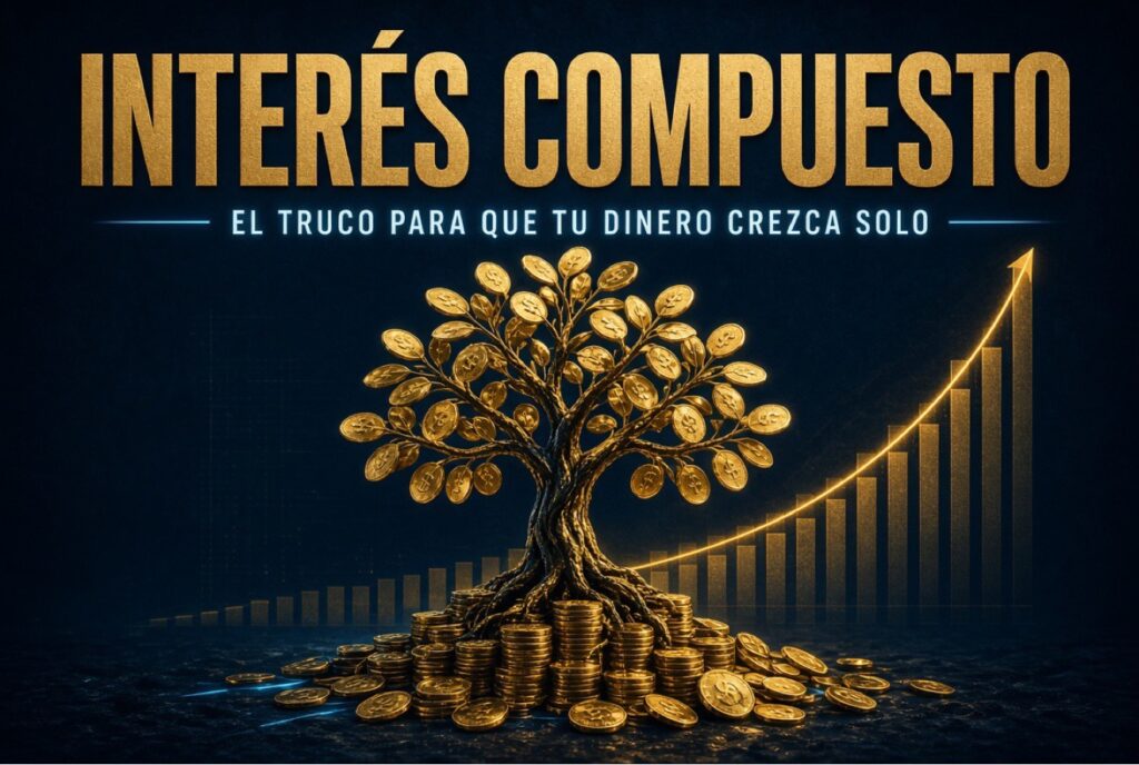 Portada: Interés compuesto — el truco para que tu dinero crezca solo | PesoRD