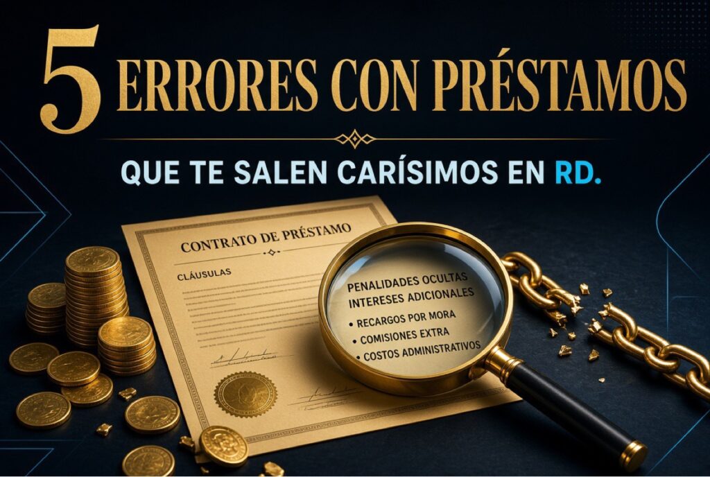 Portada: 5 errores con préstamos que te salen carísimos en RD | PesoRD