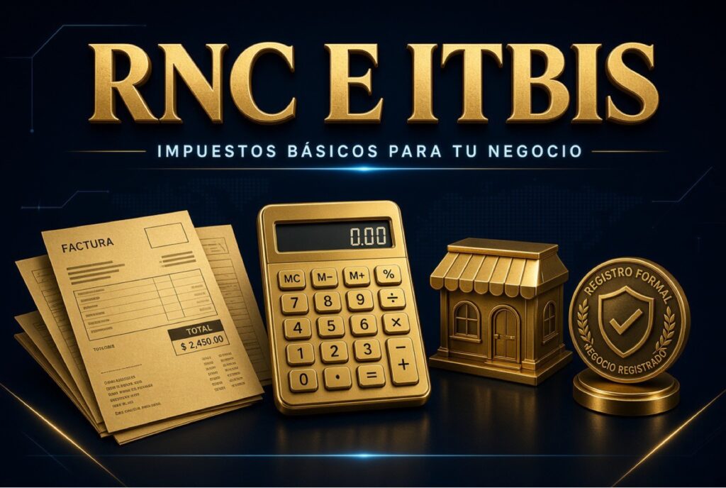 Portada: RNC e ITBIS — impuestos básicos para tu negocio | PesoRD